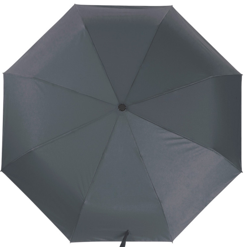 Зонт-автомат Lumet с куполом из переработанного пластика, серый (P)