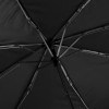 Зонт «Picau» из переработанного пластика в сумочке, черный