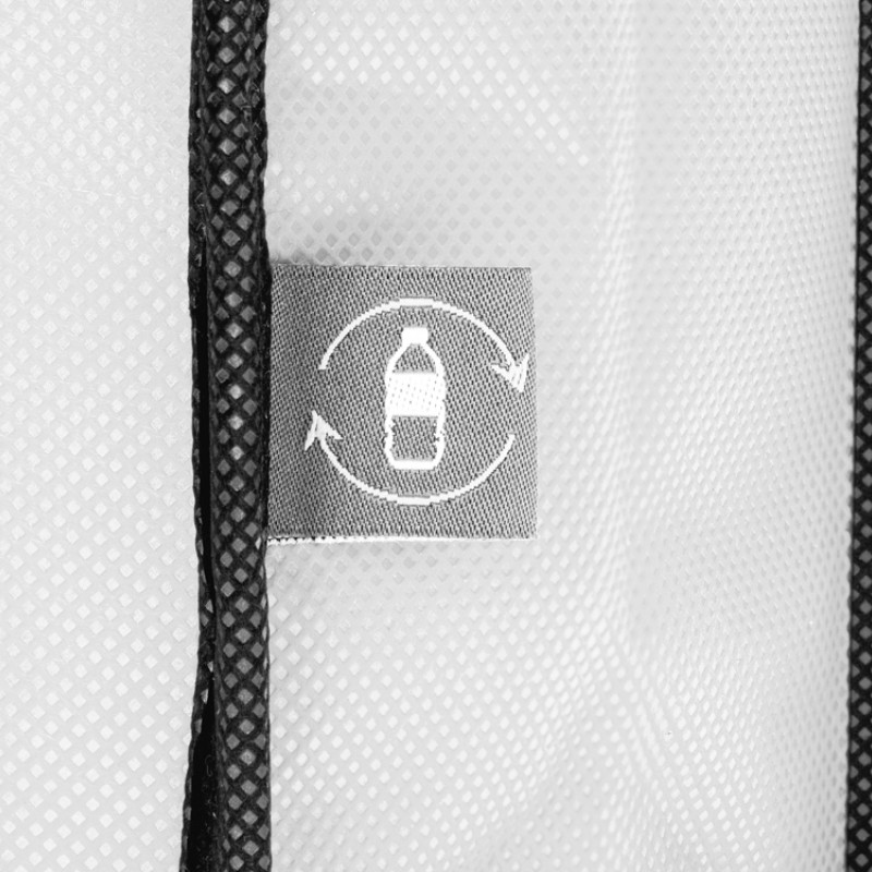 Сумка-холодильник Reviver на липучке из нетканого переработанного материала, белый