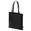 Сумка-шоппер Reviver из нетканого переработанного материала RPET, черный Сумка-шоппер Reviver из нетканого переработанного материала RPET, черный