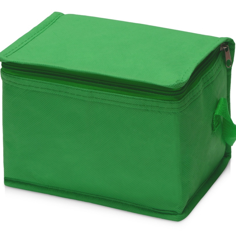 Сумка-холодильник Reviver из нетканого переработанного материала RPET, зеленый
