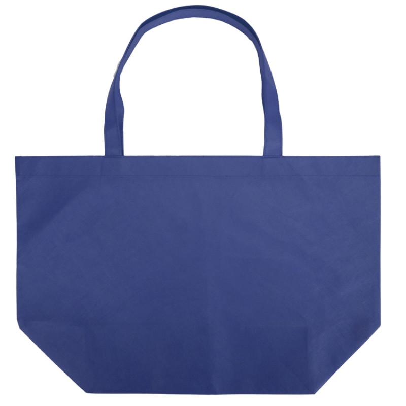 Сумка Reviver с донной складкой из нетканого переработанного материала RPET, синий