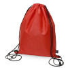 Рюкзак-мешок Reviver из нетканого переработанного материала RPET, красный