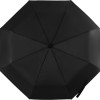 Зонт «Picau» из переработанного пластика в сумочке, черный