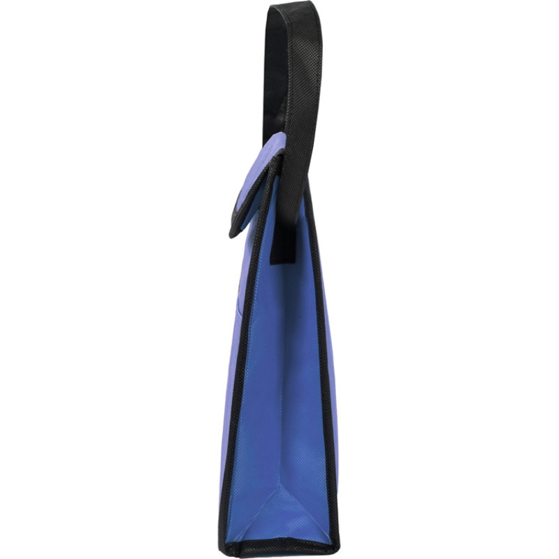 Сумка-холодильник Reviver на липучке из нетканого переработанного материала, синий