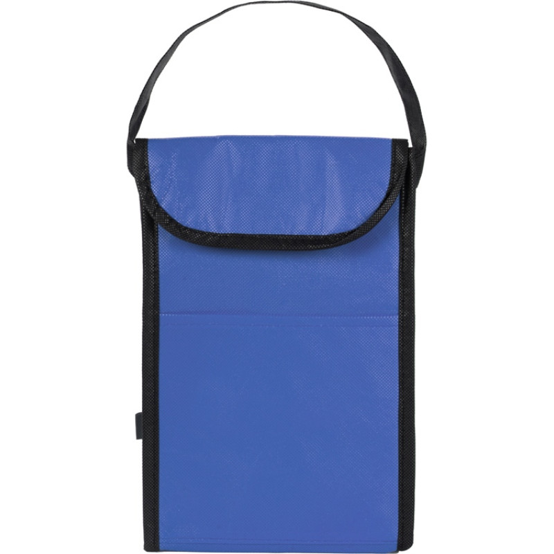 Сумка-холодильник Reviver на липучке из нетканого переработанного материала, синий