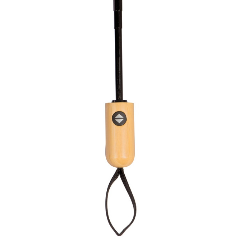 Зонт-автомат Lumet с куполом из переработанного пластика, серый (P)