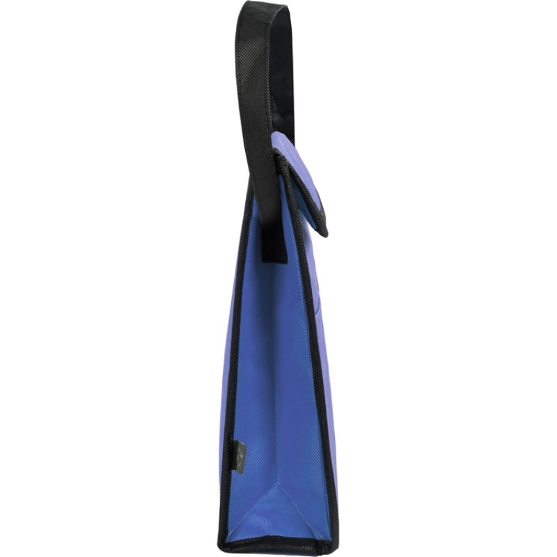 Сумка-холодильник Reviver на липучке из нетканого переработанного материала, синий