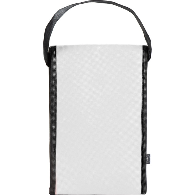 Сумка-холодильник Reviver на липучке из нетканого переработанного материала, белый