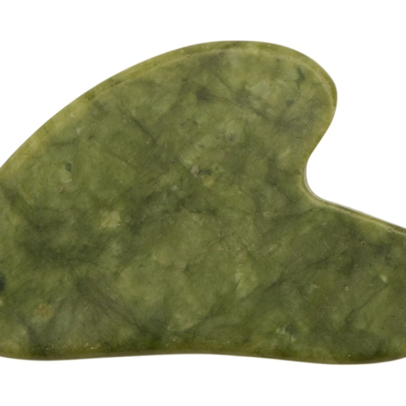 Сет роллер и гуаша "Rituals" из нефрита, зеленый