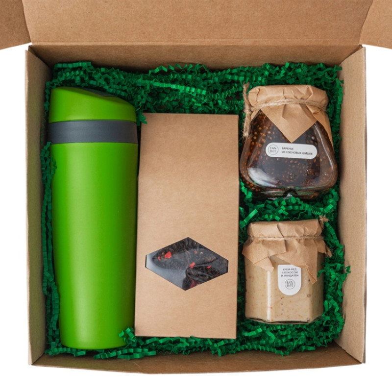 Подарочный набор Tea Cup Superior Honey 2.0, зеленый