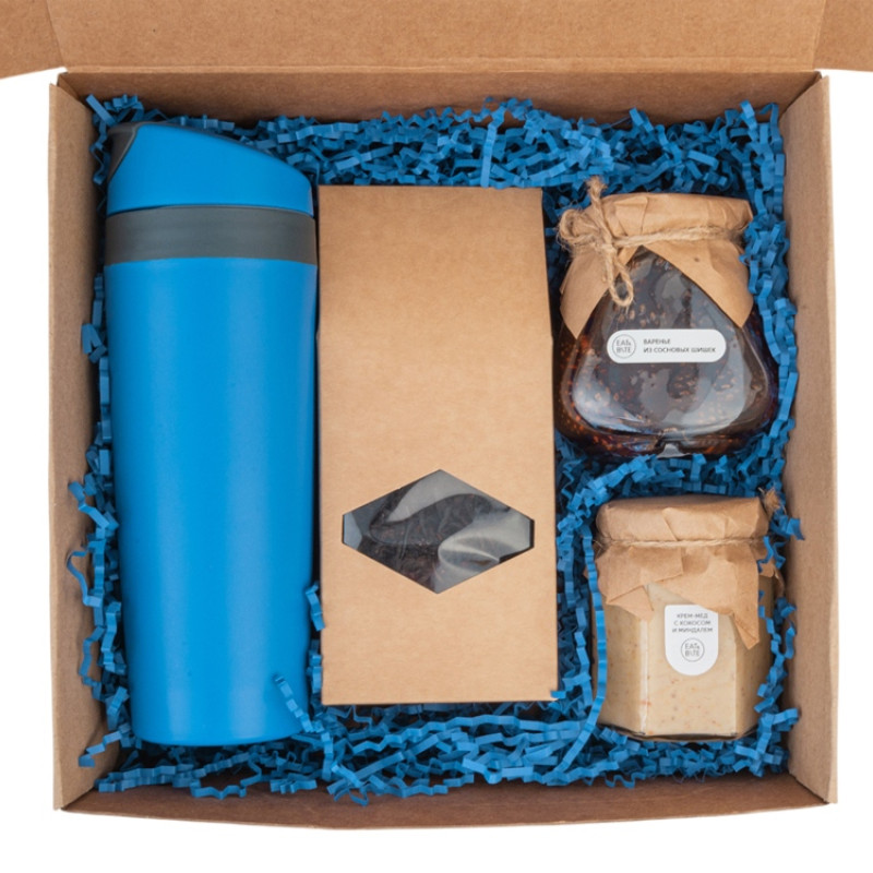 Подарочный набор Tea Cup Superior Honey 2.0, синий