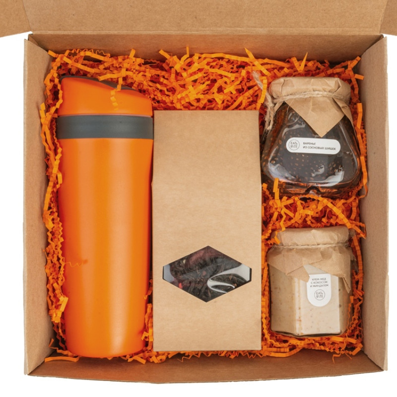 Подарочный набор Tea Cup Superior Honey 2.0, оранжевый