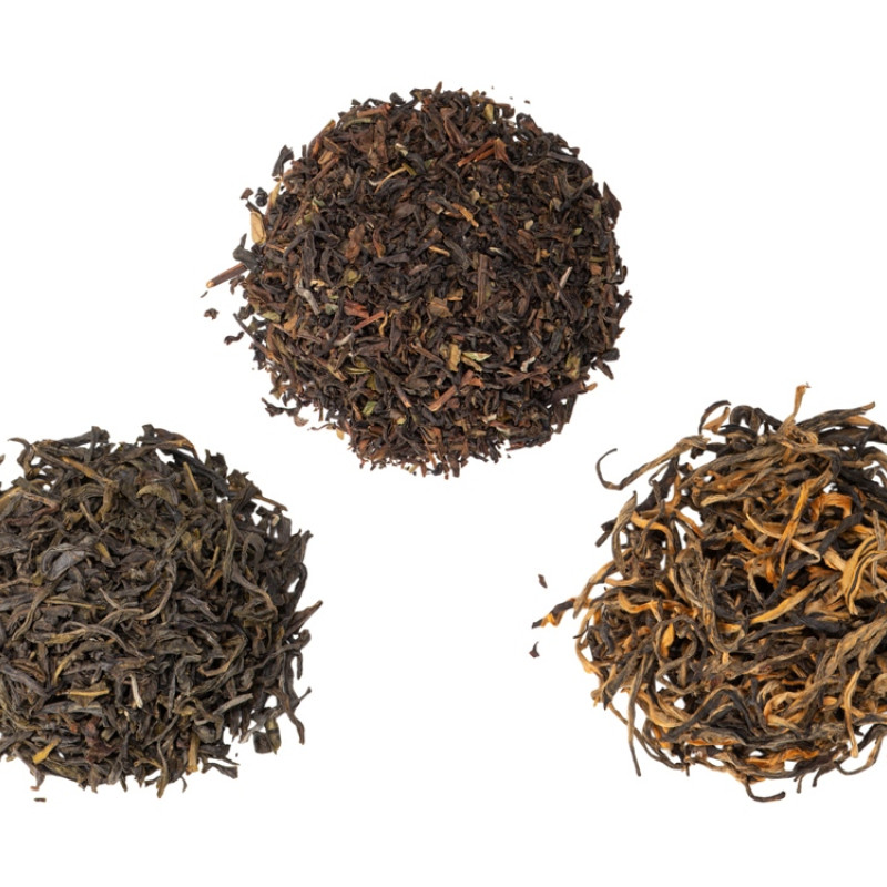 Набор подарочный с тремя видами чая "Ceremony" (черный чай, зеленый чай, красный чай)