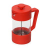 Подарочный набор с кофе, кружкой и френч-прессом "Бодрое утро", красный