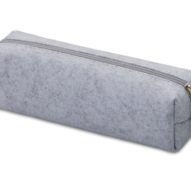 Пенал "Felt" из RPET-фетра, светло-серый