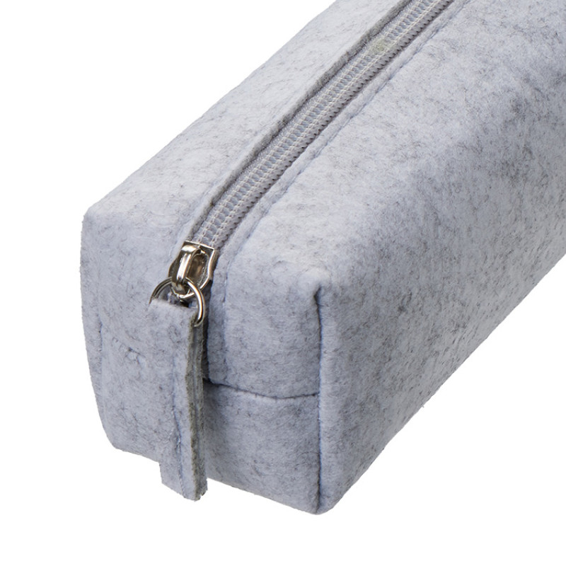 Пенал "Felt" из RPET-фетра, светло-серый