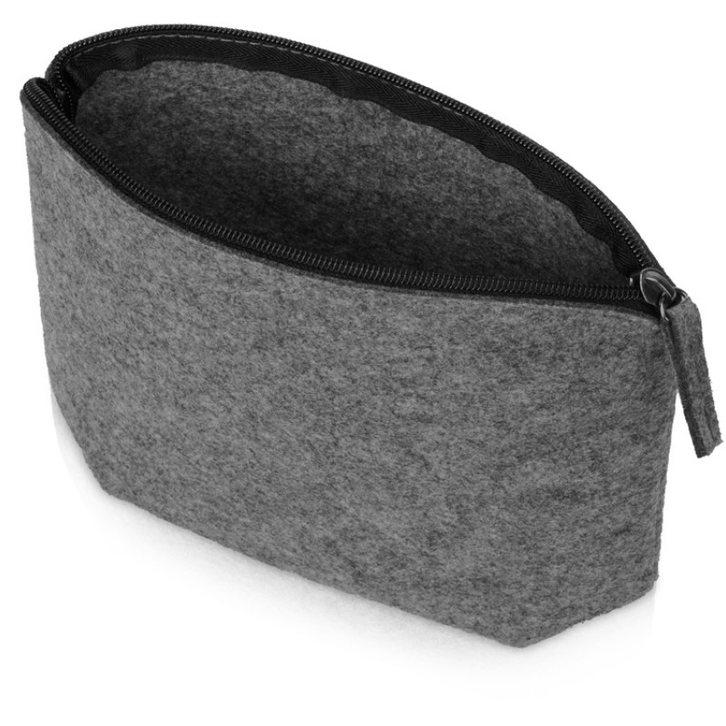 Органайзер для электроники и проводов "Felt" из RPET-фетра, серый Органайзер для электроники и проводов "Felt" из RPET-фетра, серый