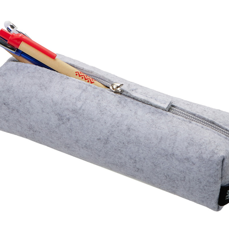 Пенал "Felt" из RPET-фетра, светло-серый