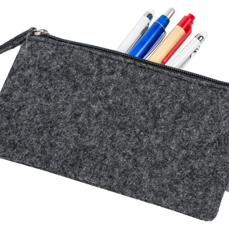 Пенал из RPET-фетра "Felt", серый