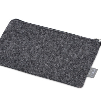 Пенал из RPET-фетра "Felt", серый