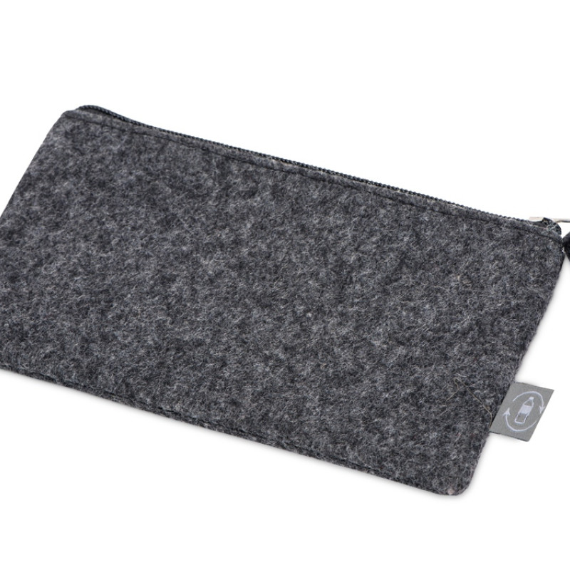 Пенал из RPET-фетра "Felt", серый