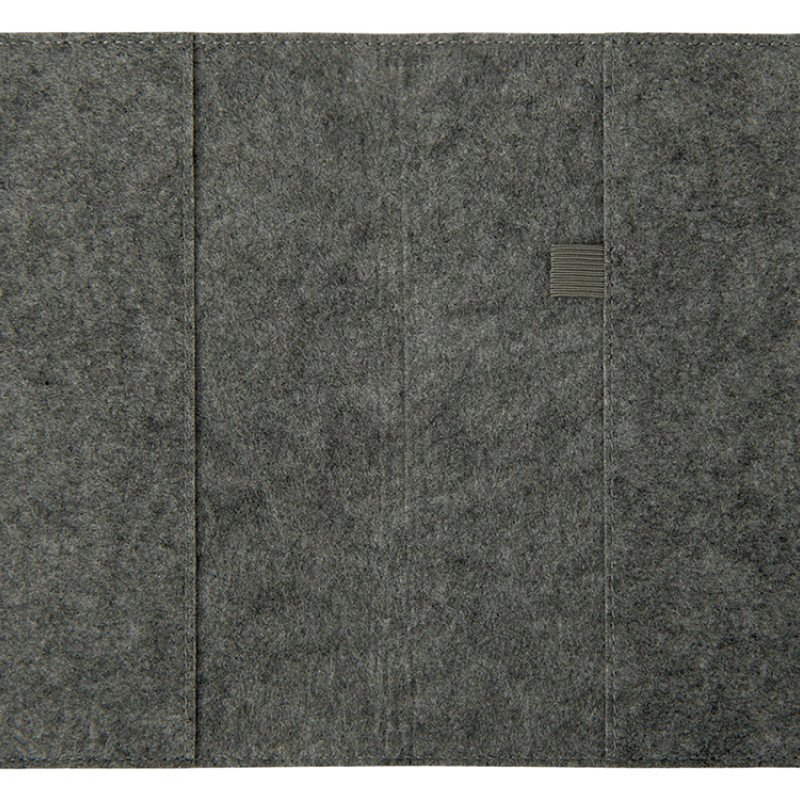 Двустороннее портфолио из рпет-фетра и искусственной кожи "Felt", серый Двустороннее портфолио из рпет-фетра и искусственной кожи "Felt", серый