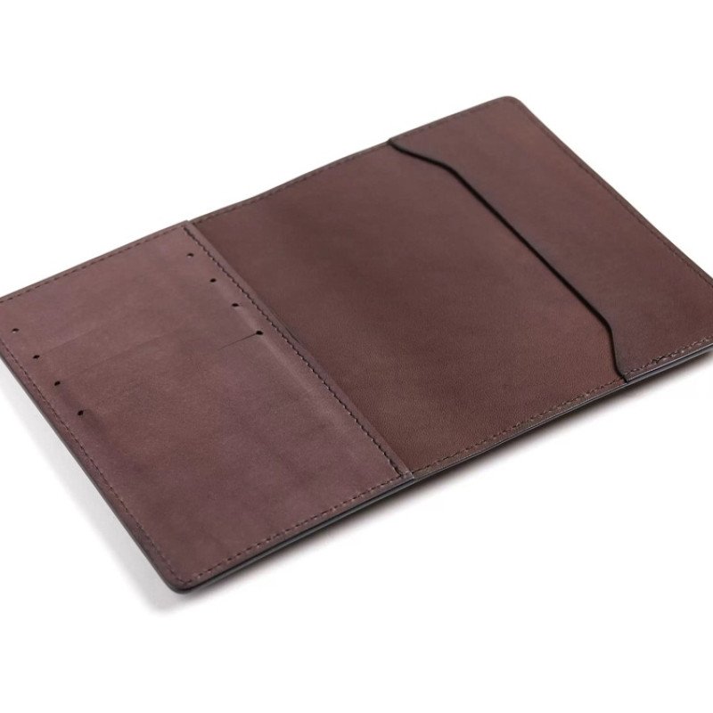 Обложка для паспорта Нит, коричневый