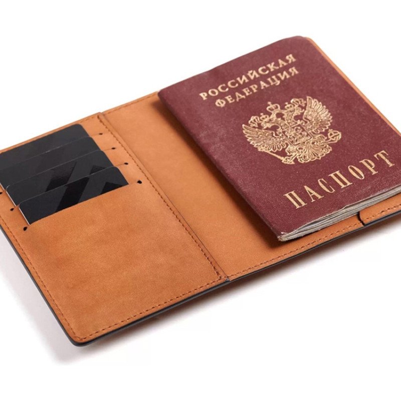 Обложка для паспорта Нит, оранжевый