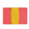 Обложка для паспорта Valerie Concept PSC11, желтый/красный