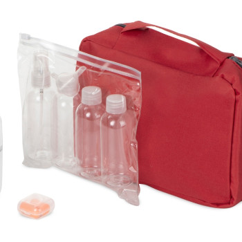 Набор для путешествий "Fly away", красный