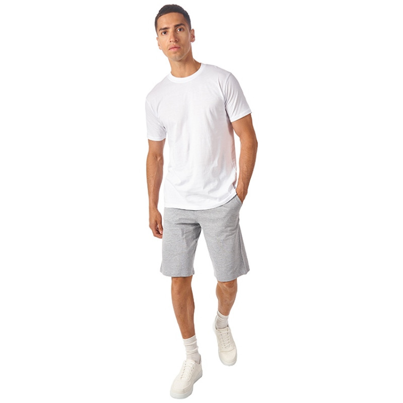 Мужские шорты из френч терри «Warsaw» 220гр, серый меланж