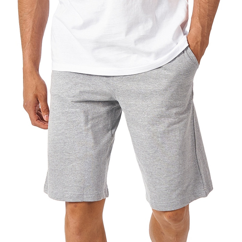 Мужские шорты из френч терри «Warsaw» 220гр, серый меланж