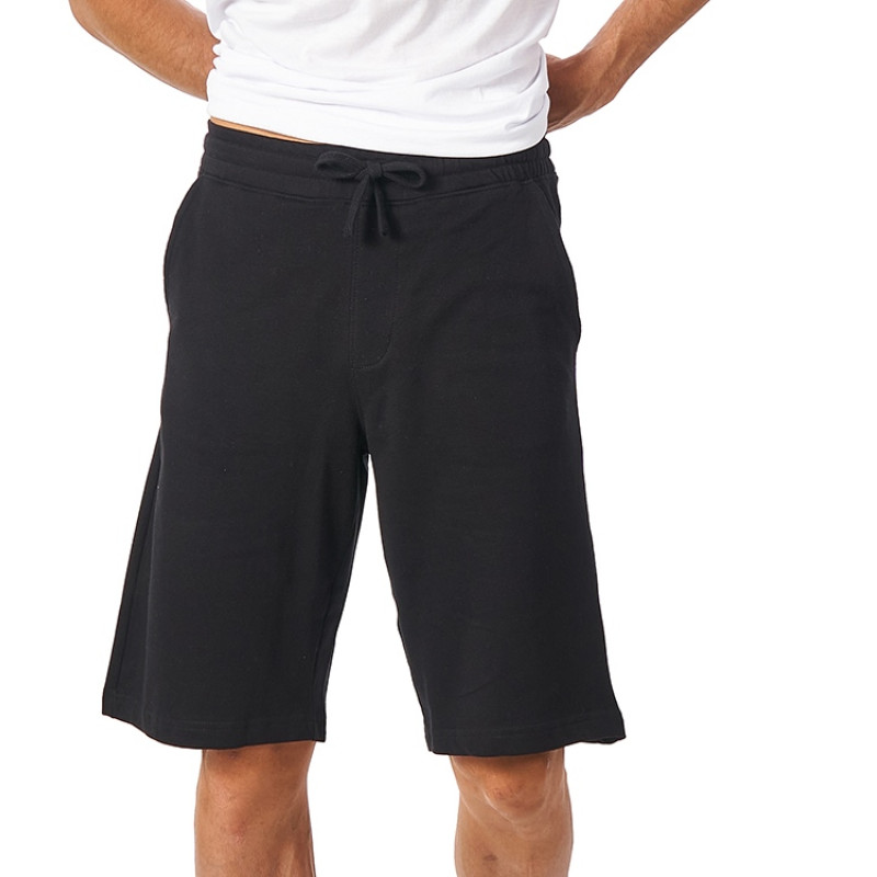 Мужские шорты из френч терри «Warsaw» 220гр, черный Мужские шорты из френч терри «Warsaw» 220гр, черный