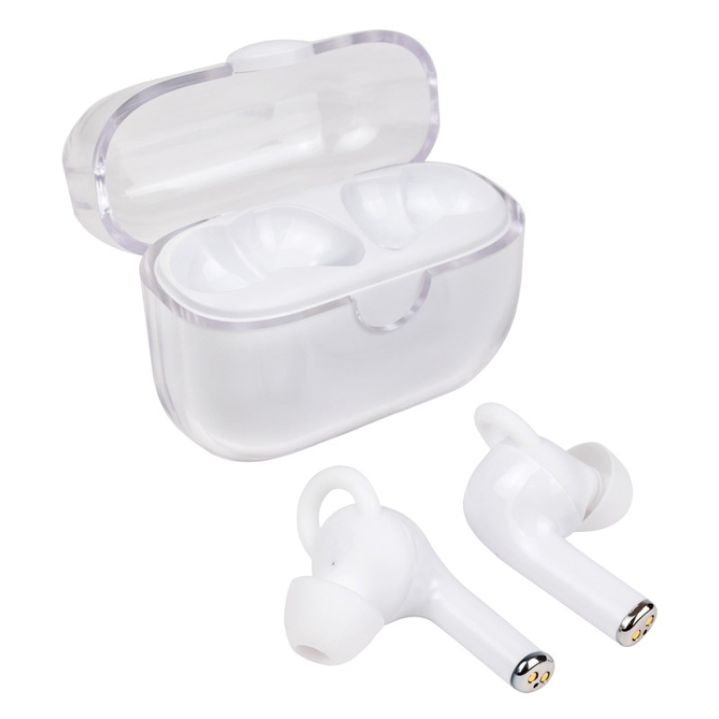 Наушники беспроводные TWS «Clarity» с шумоподавлением ENC, белый Наушники беспроводные TWS «Clarity» с шумоподавлением ENC, белый