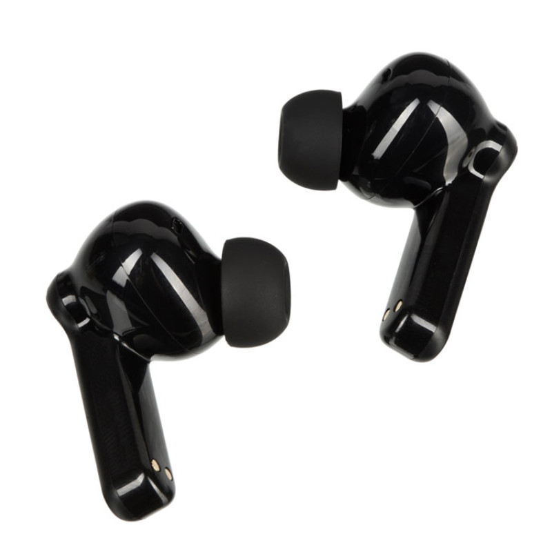 Беспроводные наушники с шумоподавлением c подсветкой лого «Lites», черные