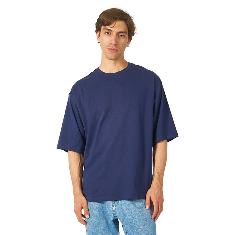 Футболка Berlin к/р оверсайз, 100% хлопок, 180гр, темно-синий