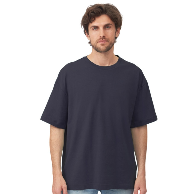 Футболка оверсайз «Vienna» унисекс , темно-синий