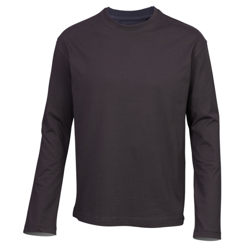 Лонгслив оверсайз «Berlin» унисекс, темно-серый