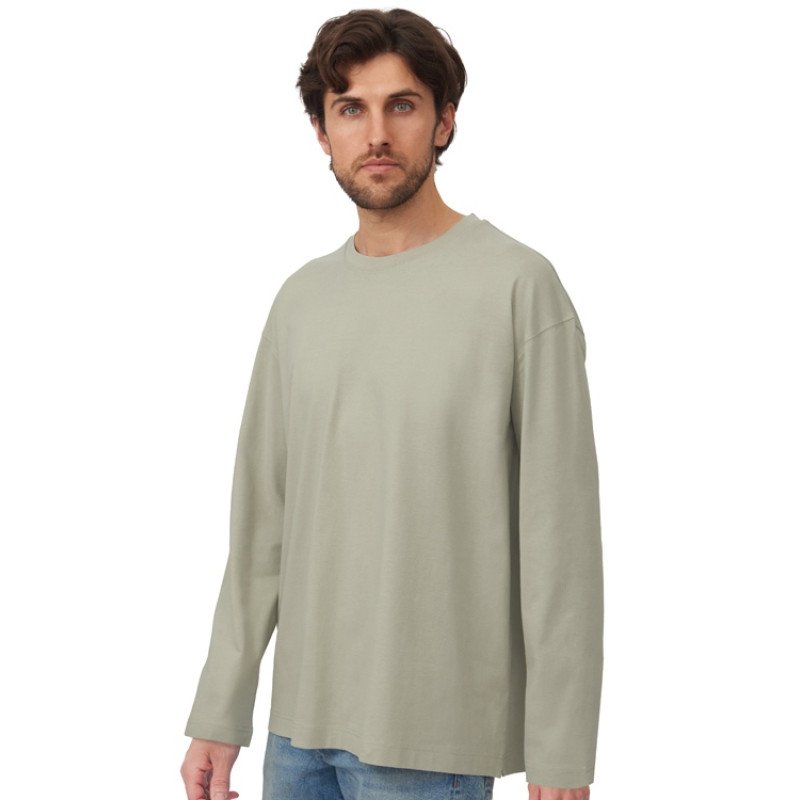 Лонгслив оверсайз «Berlin» унисекс, оливковый