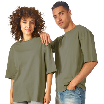 Футболка оверсайз «Liyon» унисекс, хаки