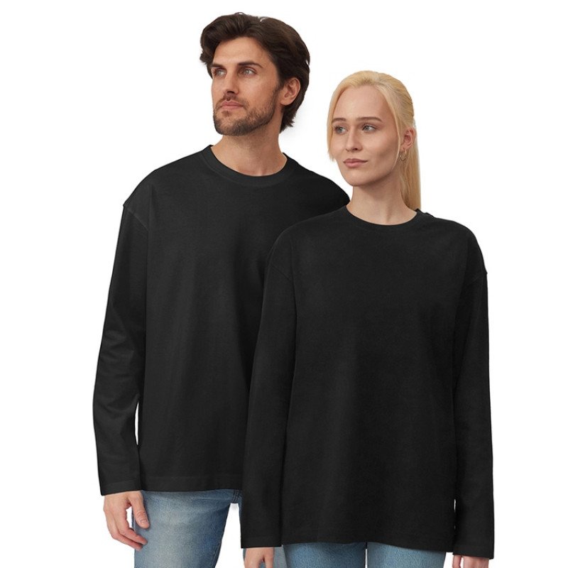 Лонгслив оверсайз «Berlin» унисекс, черный