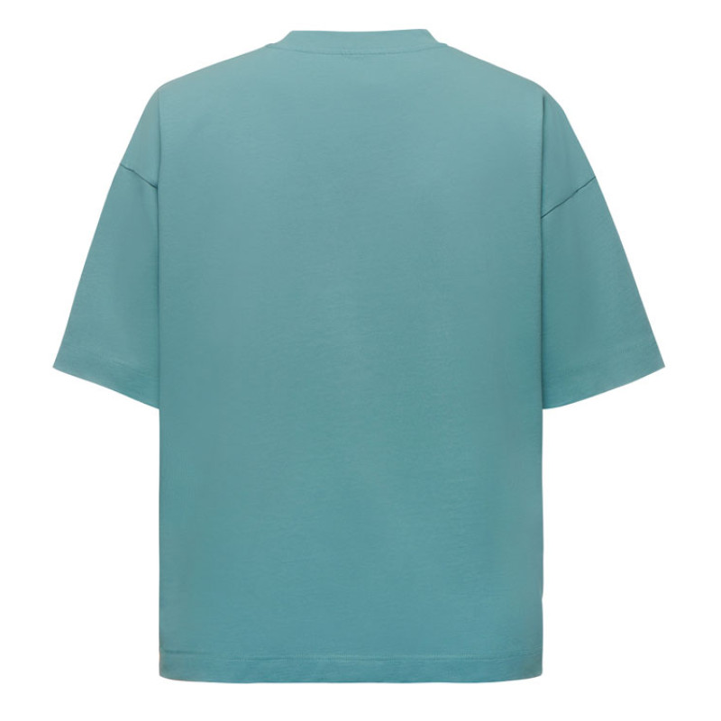 Футболка оверсайз «Beta.01» унисекс, пыльный бирюзовый