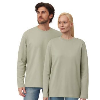 Лонгслив оверсайз «Berlin» унисекс, оливковый