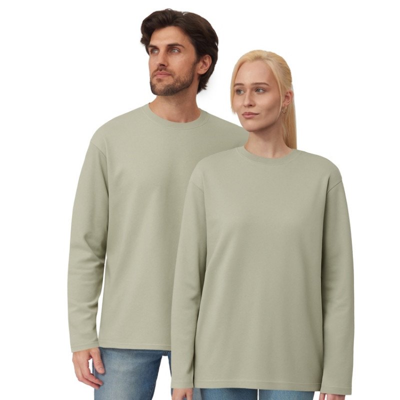 Лонгслив оверсайз «Berlin» унисекс, оливковый