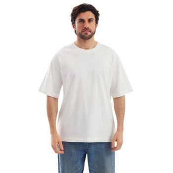 Футболка Kyoto из джерси 180 г/м2 с пич отделкой, унисекс, молочный