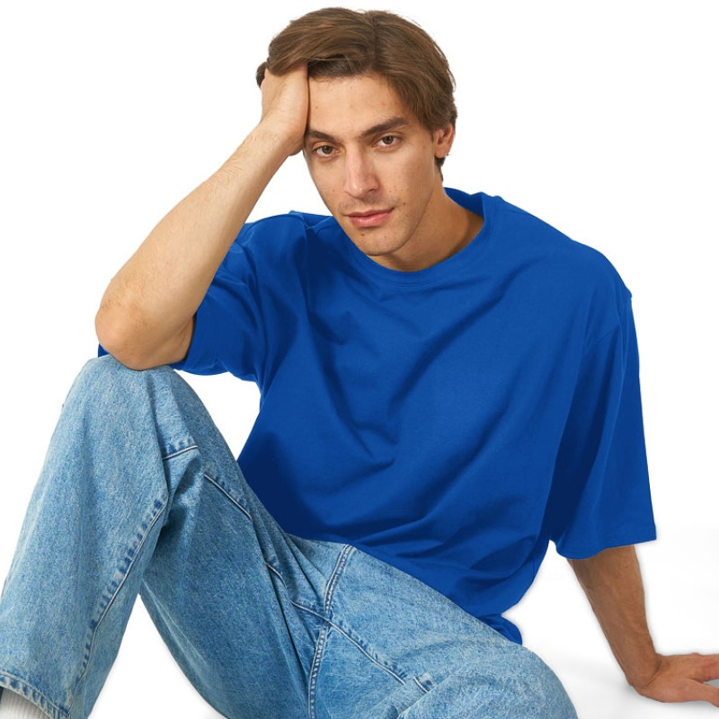 Футболка Berlin к/р оверсайз, 100% хлопок, 180гр, классический синий