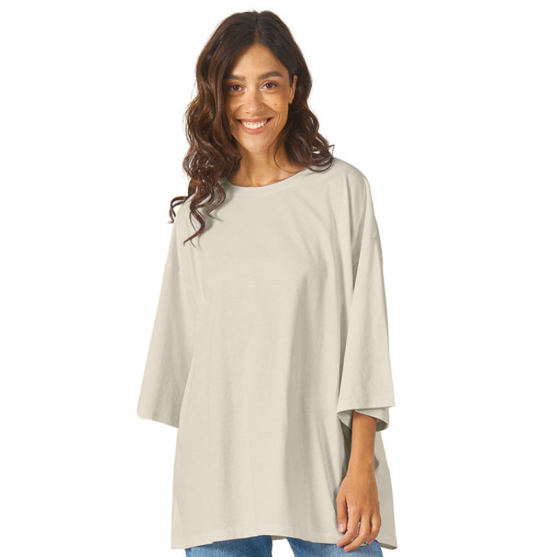 Футболка Berlin к/р оверсайз, 100% хлопок, 180гр, бежевый Футболка Berlin к/р оверсайз, 100% хлопок, 180гр, бежевый