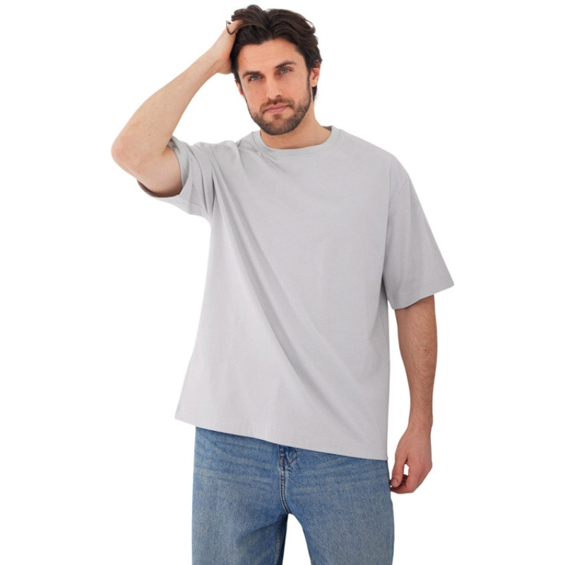 Футболка Kyoto из джерси 180 г/м2 с пич отделкой, унисекс, жемчужный