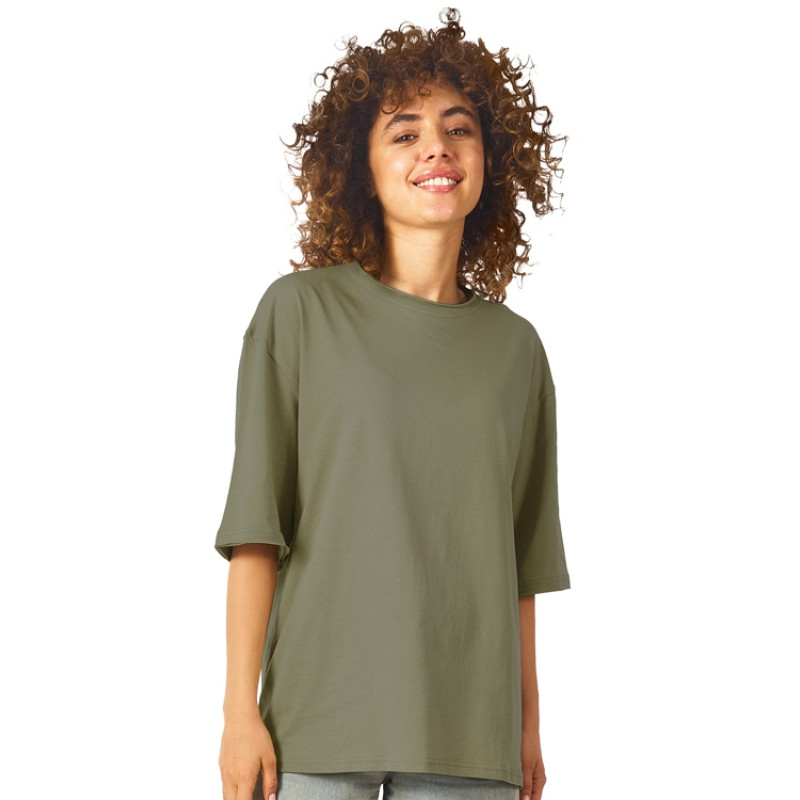 Футболка оверсайз «Liyon» унисекс, хаки